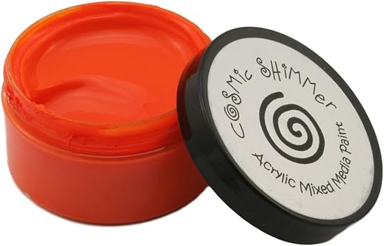 Amazon Co Jp Cosmic Shimmerアクリルミックスメディアペイント半透明100 Ml Sweet Satsuma ホーム キッチン