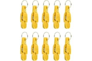 YUNNLEZT 10Pcs Heavy Tension Downrigger Release Clips for Offshore Fishing, Planer Board, Weight, Kite