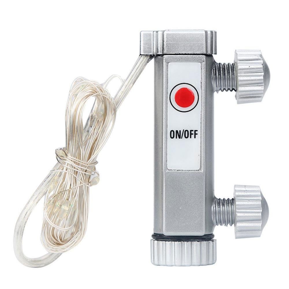 Bike Wheel Light, Ultra Bright LED Bicycle Tire Accessories Cycling Spoke Light String Waterproof - 2 Pack (White)