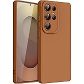 CIBAU YANG for Samsung Galaxy S25 Ultra Case.Soft TPU Phone Cover Matte Back Protective.Slim Light Thin Case for Galaxy S25 Ultra. (Brown, S25 Ultra)