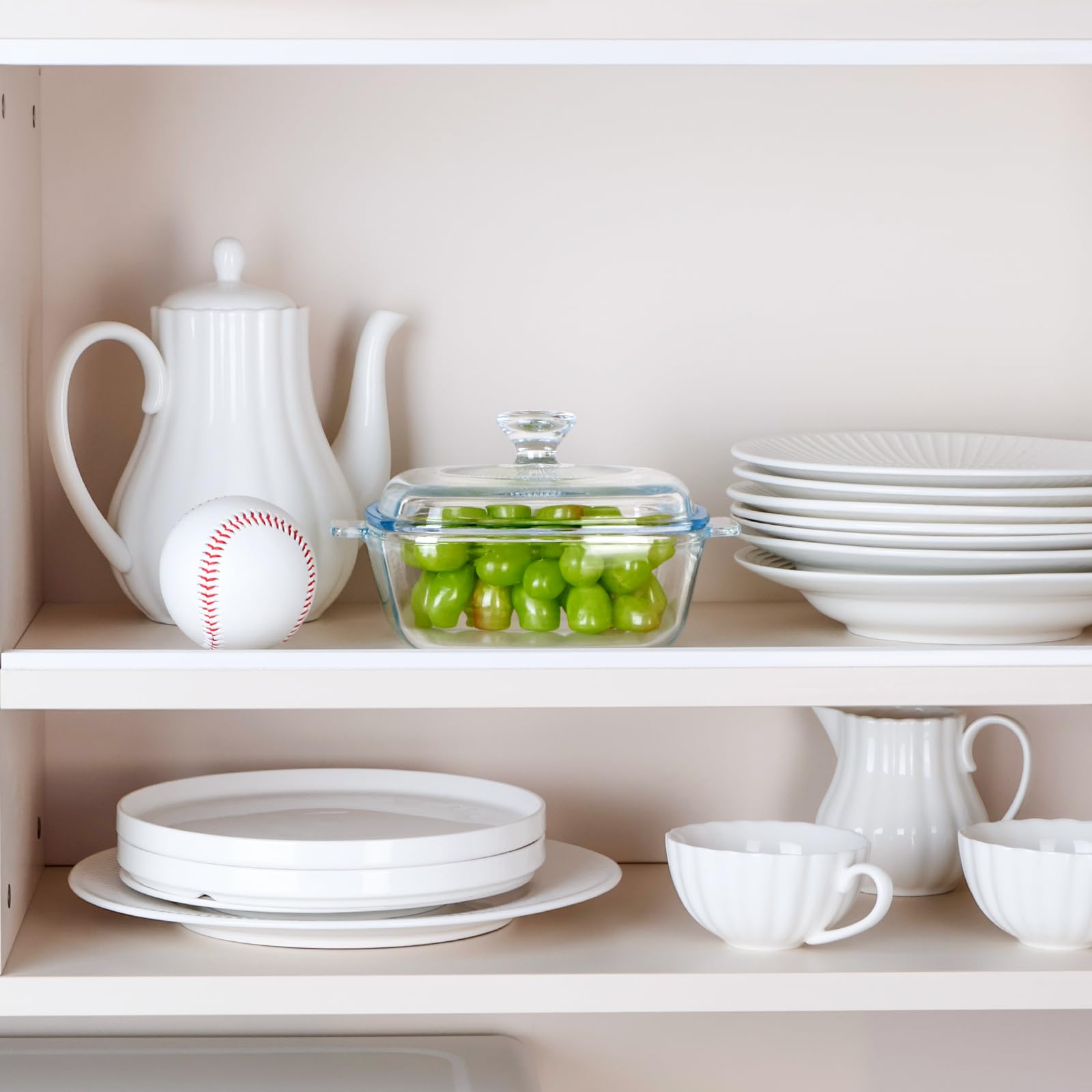 NUTRIUPS 0.8L Glass Casserole Dish with Lid Oven Safe Square Casserole Dish 5.9in Glass Microwave Bowl With Lid Microwavable Cookware (25oz-Mini)