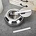 LendGaGa stylish ashtray, stainless steel ashtray, covered ashtray, ashtray with cigarette holder, smokers preferred ashtray for home office decoration, car ashtray