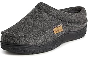 Dearfoams mens Thompson Memory Foam Clog SlipperSlipper
