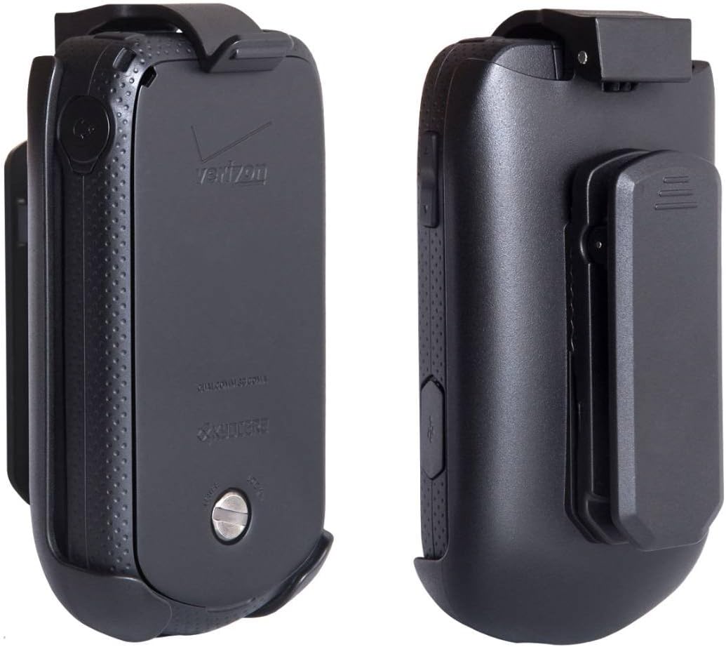 Rome Tech Case with Belt Clip for Kyocera DuraXV / DuraXV Plus Holster - Heavy Duty Cover for Kyocera DuraXV Plus - Black