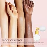 AOOWU Glitter Spray Shiny Highlighter Body Face Colorful White view 5