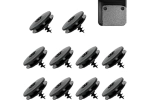 pinflaw Pack-10 Car Carpet Fixers, Non-Slip Plastic Car Mat Screws, Compact Carpet Floor Mat Anti-Shift Clips, Suitable for M