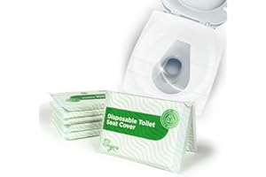 LAC Toilet Seat Covers Disposable Flushable (60 Pack), Portable Paper Toilet Seat Cover for Adult and Kids’ Potty Training, T
