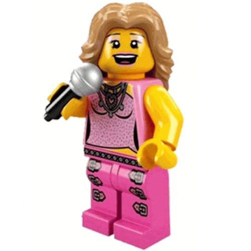 LEGO Minifigure Collection Series 2 LOOSE Mini Figure Pop Starlet