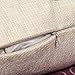 UOOPOO Quality Linen/Cotton Fabric British Vintage Style Union Jack Flag Lumbar Pillow Cover Kidney Pillowcase 12 x 20 Inches