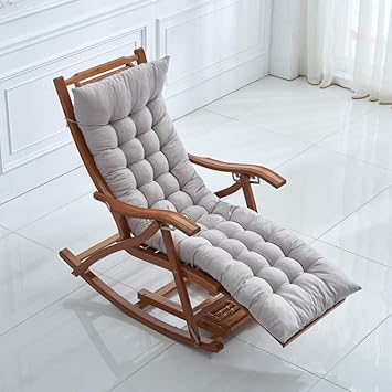 Home Kitchen 49x19x3 Soft Rocking Chair Pad Lounge Chair Pad