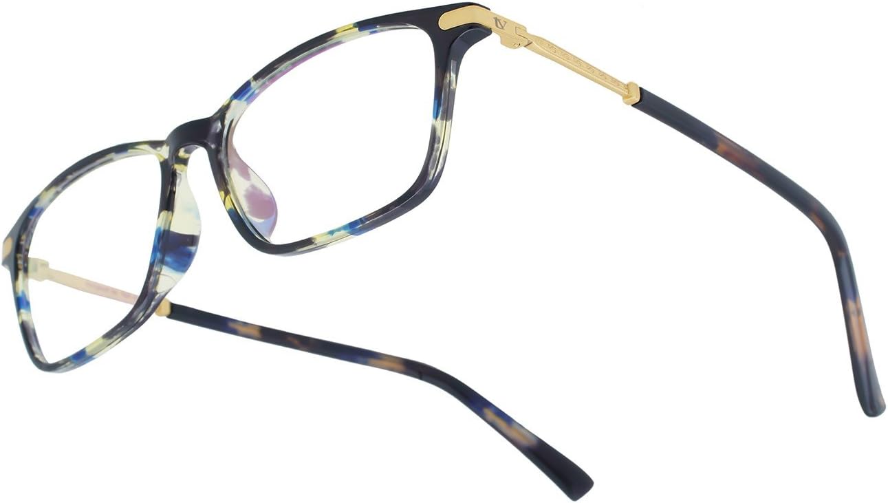 Ted Virtu Multi Color TR90 Rectangular Frame 1630, AR Lens Spectacles Eyeglass for Men and Women