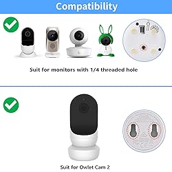 Flexible Clip Mount Compatible with Owlet, Motorola