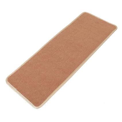 SLB Works Polypropylene Fiber Household Non-Slip Floor Staircase Stair Mat Carpet Camel Color