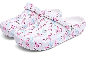 HoEase Tie-dye Womens Clogs Lightweight Slip-on Garden Shoes Cheap Slippers/Sandals/Water Shoes