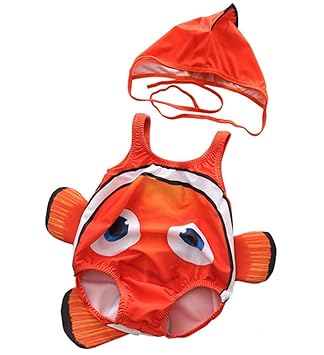 Amazon Cxyp 水着 キッズ ベビー水着 2点セット 赤ちゃん サカナ