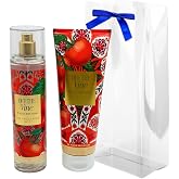 Bath &amp; Body Works OFF THE VINE Fine Fragrance Mist &amp; Body Cream 2pc bundle Gift Set with a Blue Bow for Holidays &ndash; Full Size