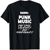 PUNK SHIRT, PUNK ROCK TSHIRT, THANK GOD FOR PUNK ROCK TSHIRT