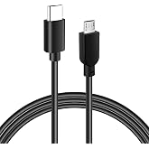 USB-C to Micro USB Cable 2FT, Fast Charging &amp; Data Sync, Compatible with Type C Wall Chargers, Samsung Galaxy S7 Edge, S6, S5, Kindle, PS4 Controller, Fire TV Stick, Xbox One, Camera, etc