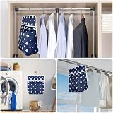 Vicloon Clothes Pegs Bag with Hook High Capacity 30x26cm Durable Canvas view 7
