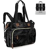Pripher Diaper Bag Backpack Mommy Bag Large Capacity Diaper Backpack Travel Essential Baby Diaper Bag for Mom and Dad, Camo Black