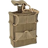 EXCELLENT ELITE SPANKER Tactical Molle Single/Double Open-Top Mag Pouch for M4 M14 M16 AR15 G36 Magazine