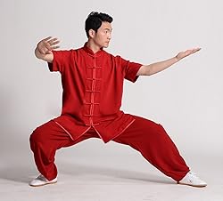 ZooBoo Unisex Short Sleeve Taichi Uniform Summer