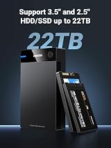 UGREEN 3.5/2.5 Inch SATA USB 3.0 Hard Drive Enclosure 22TB Docking Station view 2