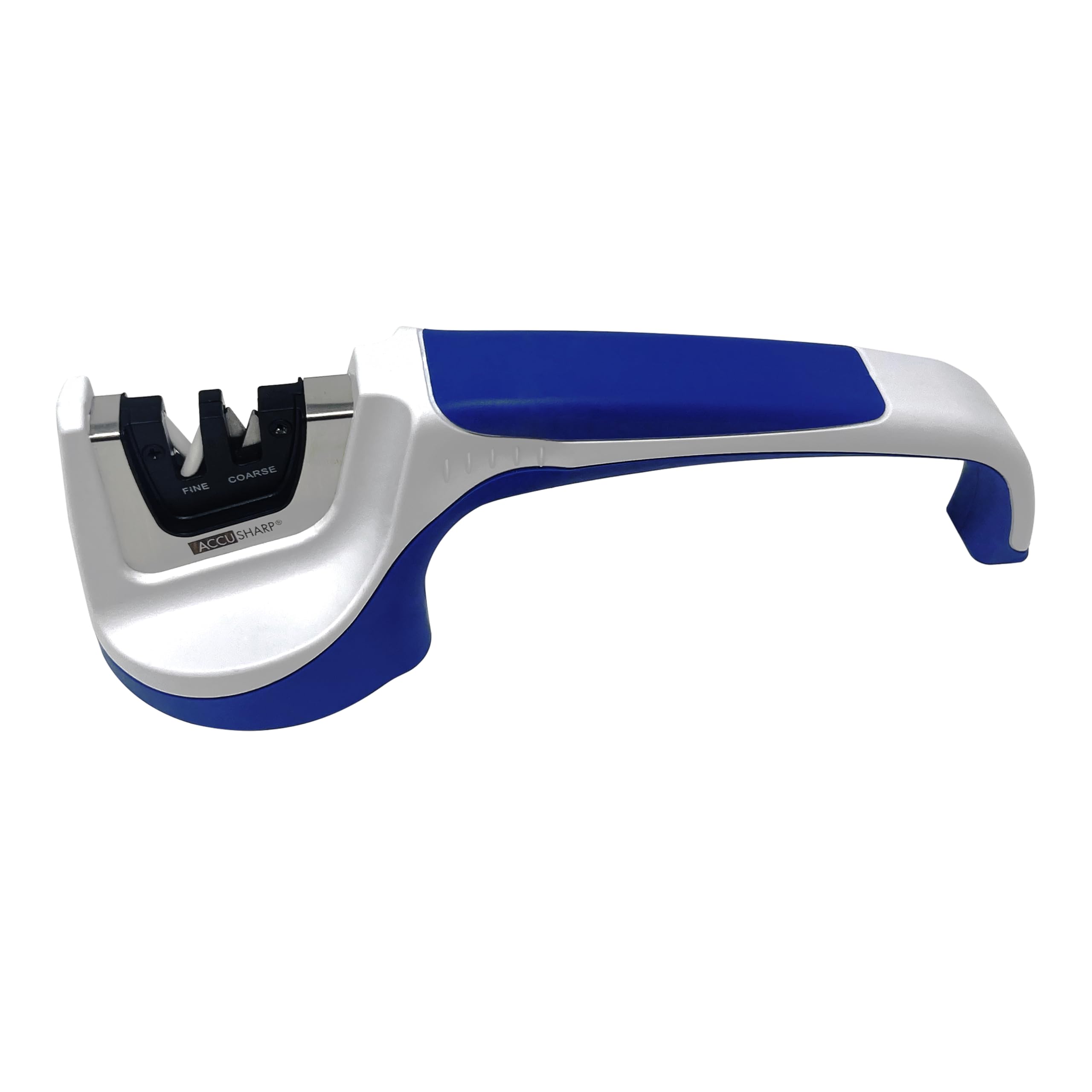 Accusharp Pull Through Sharpener – White/Blue, 27.9 x 15.2 x 7.6 cm, 036C