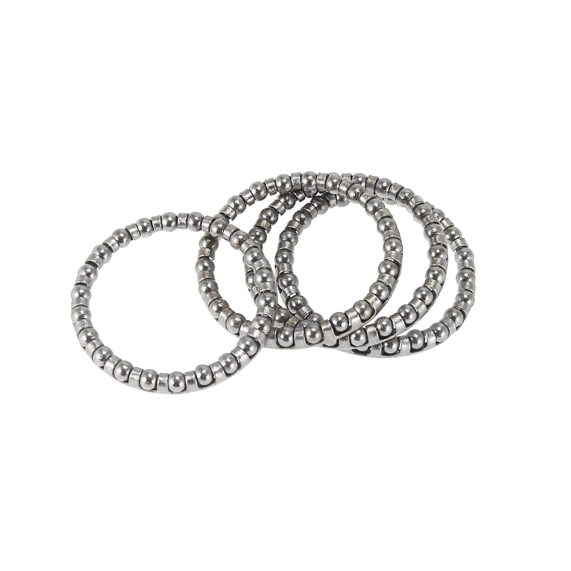 Hihaha 4 Pcs 4mm x 22 Ball Bearings Crank Bearings Retainer for Bicycle Durable Material