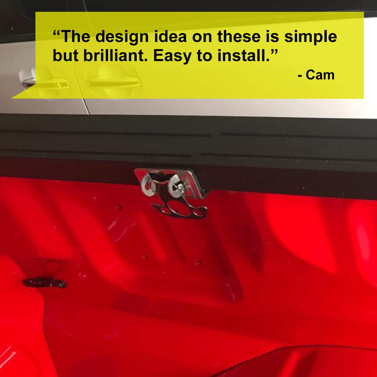 Bully WTD823 Truck Bed Accessories Stainless Steel Cargo Tiedown