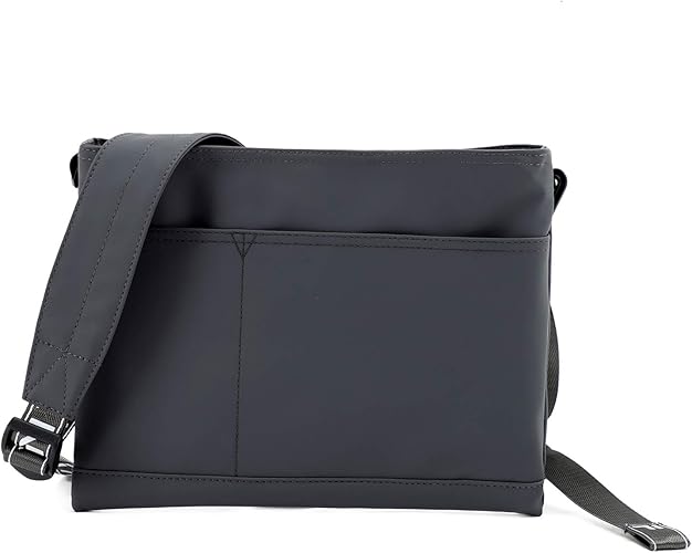 Amazon Tinyat サコッシュ ショルダーバッグ メンズ 斜めがけ 防水 軽量 アウトドア ミニ バッグインバッグ ポーチ キャンパス 財布 小銭入れ 普段使い グレー スポーツショルダーバッグ エナメルバッグ