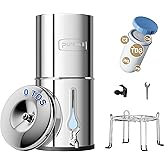Purewell 0 TDS 7-Stage Gravity Water Filter System with Water Level Window, Certified to Reduce TDS, Lead, Total PFAS (Forever Chemicals), Mercury, and Chlorine, SF-CT-2.25G