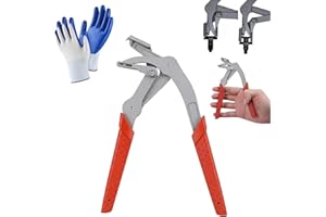 Car Clip Pliers & Trim Removal Tool, Auto Fastener Clip Removal Pliers, Spring-Loaded Fastener Rivet Remover for Door Panels 