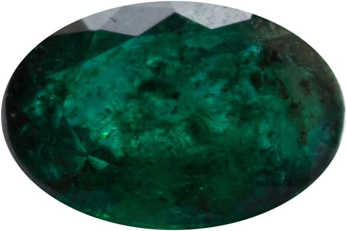 Green Natural Zambian Emerald Gemstone| 8.60 x 6.40 x 4.60 mm Oval Faceted Loose Cut Stone | 1.70 Carat |Jewelry making| Panna |Certified Gem|Ring Size Gemstone|AAA Quality|Healing May Birthstone