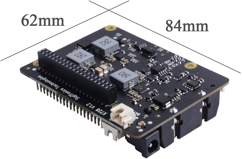 GeeekPi Raspberry Pi UPS Max 5.1V 8A X728 18650 UPS & Power Management Board with AC Power Loss