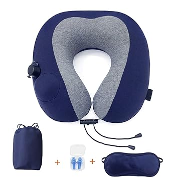 Amazon Com Mzu Travel Neck Pillow For Airplane Travel Best Neck