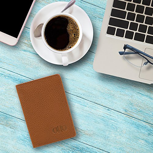 Otto Bifold Leather Wallet - Passport Style - ID, Bank Cards and Cash, RFID BLOCKING - Unisex