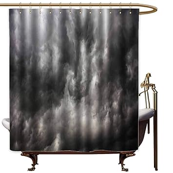 Amazon Com Shower Curtains Gray And Teal Grey Decor Weather