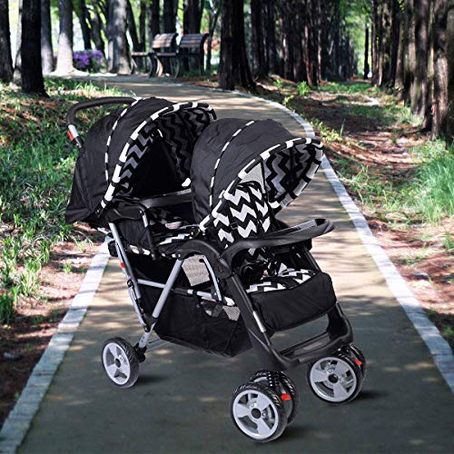 honey joy double stroller