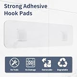KEGII 2 Pack Adhesive Shower Caddy Black Stainless Steel Shelf 5KG Load view 5