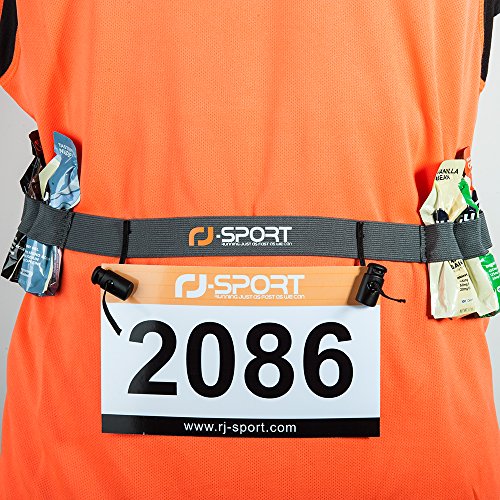 Triathlon Race Number Belt - Also for Running, Cycling, Marathons (Blue)