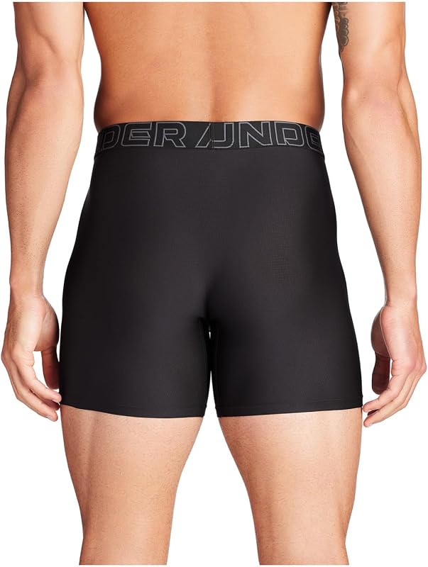 Herren Tech Mesh Boxershorts im 3er-Pack, 15 cm Beinlänge – atmungsaktiv, feuchtigkeitsableitend, weiches Tragegefühl, ganztägiger Komfort