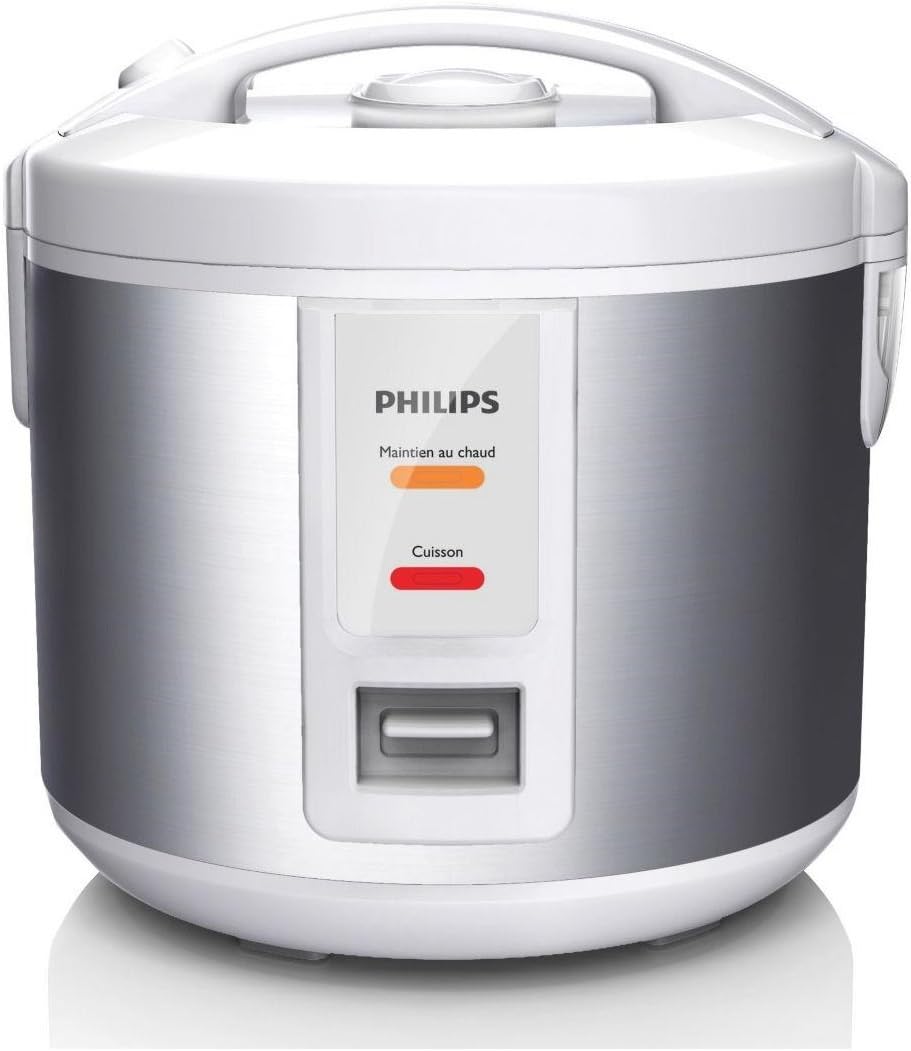 Philips Daily Collection HD3011/08 - Arrocera Plata, Blanco