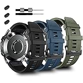 ZPJPPLX 22mm Quickfit Band Compatible with Garmin Fenix 8/7/6 epix Pro,Silicone Wrist Strap for Fenix E/5 Plus/5/tactix quatix 8 7 pro/Forerunner 970/965/955/Descent G2 G1/Approach S70/S62/S60 47mm