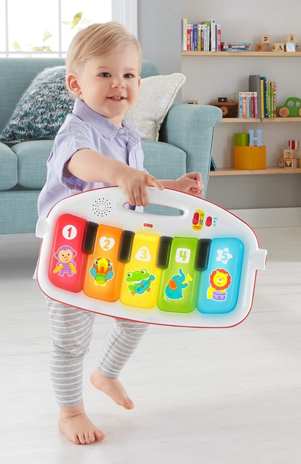 fisher price play gym piano
