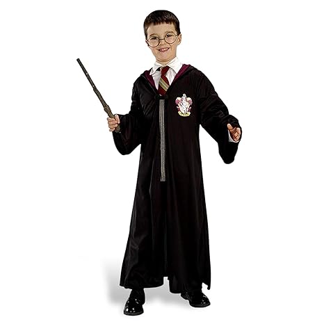 Harry Potter Kostüm Set Robe Brille Zauberstab