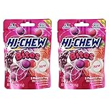 Morinaga New Hi-Chew Bites Grape & Strawberry 45g (Pack of 2)