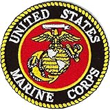US Marine Corps Patch Military Collectibles, Patriotic Gifts for Men, Women, Teens, Veterans Great Gift Idea for Wife, Husband, Relative, Boyfriend, Girlfriend, Grandparent, Fiance or Friend. Perfect Christmas Stocking Stuffer or Veterans Day Gift Idea. Design: For Women or Men!