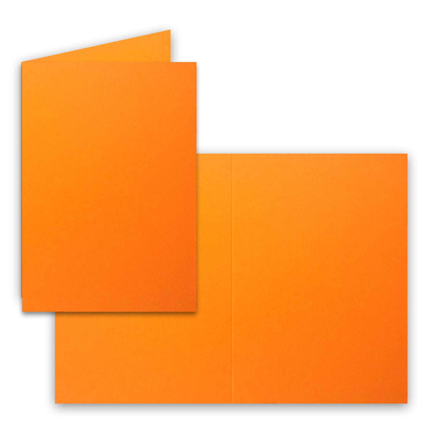 Neuser DIN B6 Folding Cards Colourful 25 Karten 11-Orange