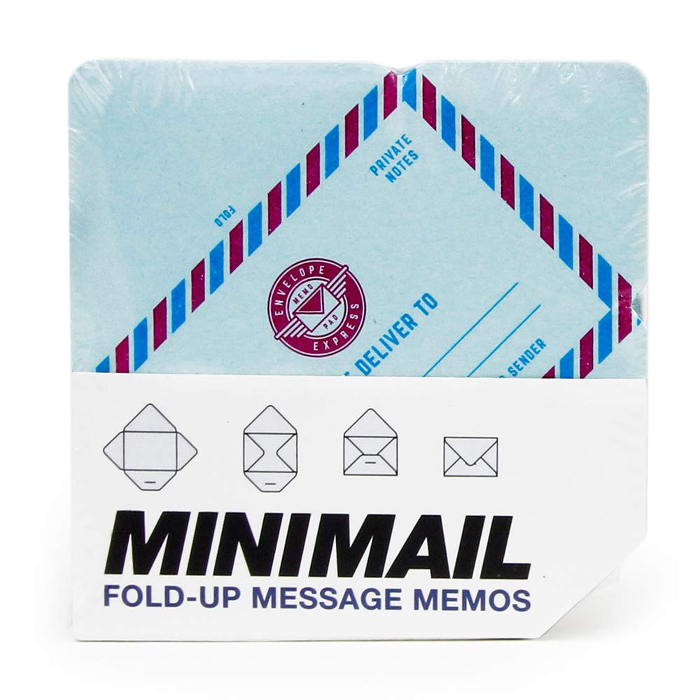 Suck UK Airmail Envelopes | Mini Envelopes | Message Pad | Vintage Airmail | Memo Pad | Fold And Send Letters | Envelope Peel And Seal | Blank Cards | Tear Off Notes | Fold Up Letters | Birthday Cards